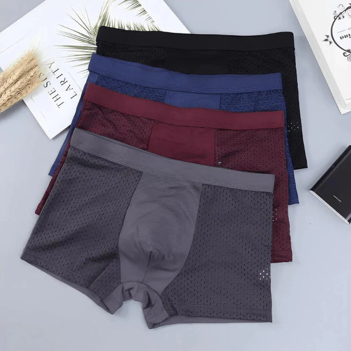 NEW BAMBOO FIBER BOXER SHORTS (3 BOXER SHORTS + 2 FREE)